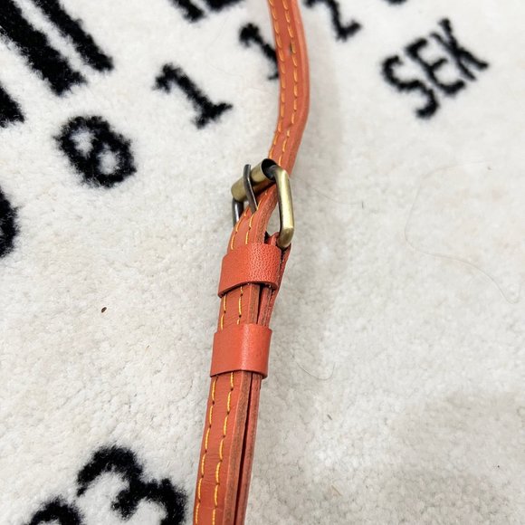 Handmade Leather and Rattan Crossbody Bag W/ adjustable detachable Strap - Picture 7 of 8